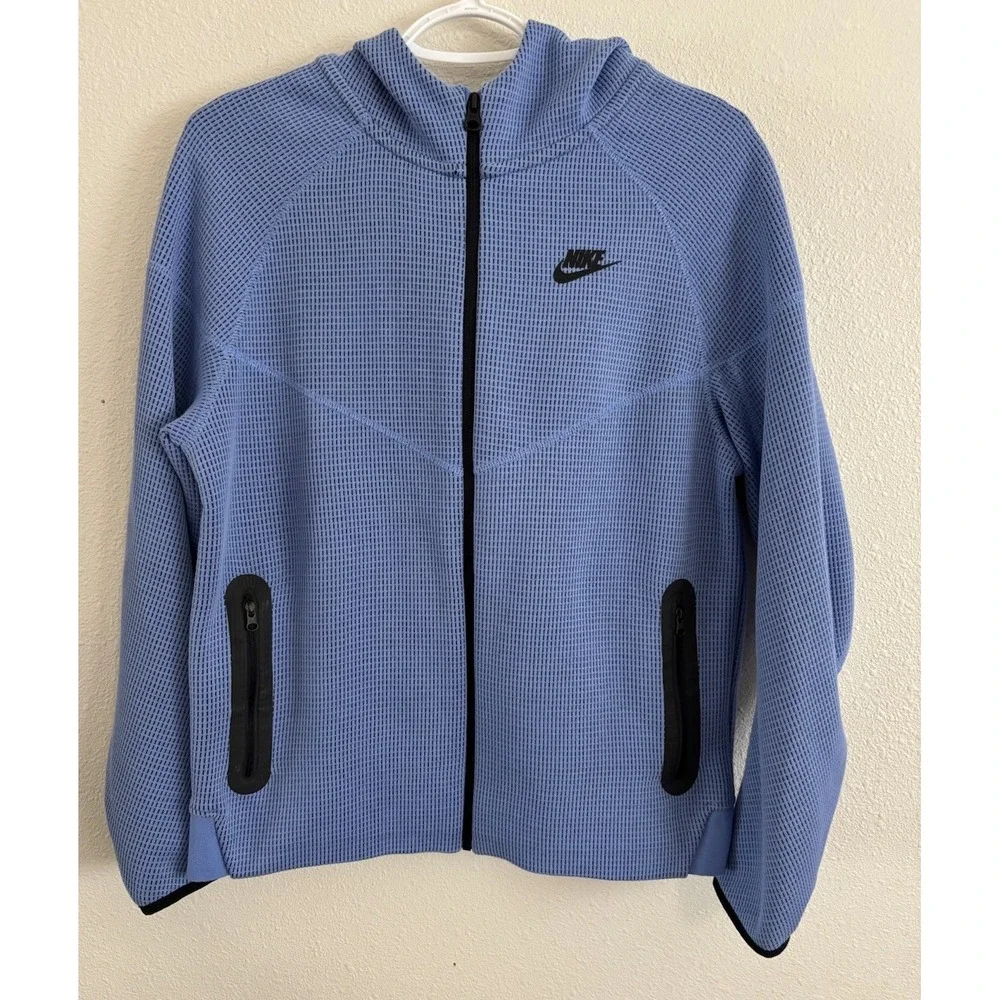 Nike Tech Fleece Big Kids XL Full Zip Hoodie Blue FJ6023-450 Winterized